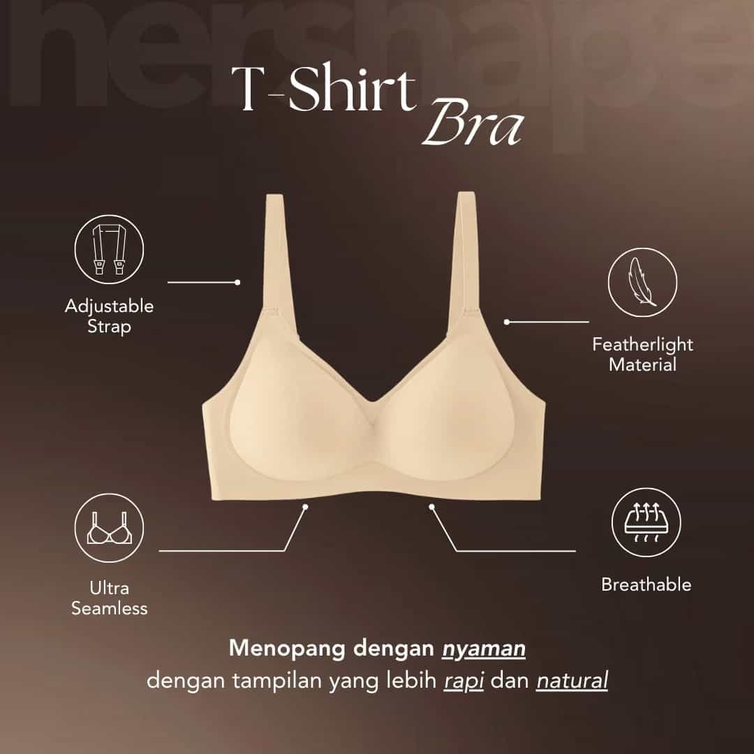 Hershape T-shirt Bra Bunling 2 pcs-2